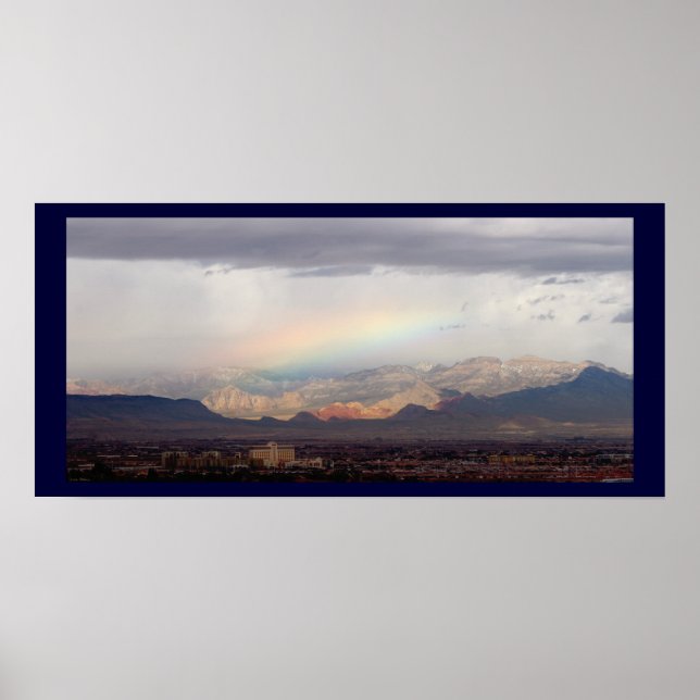 Red Rock Rainbow Poster (Front)