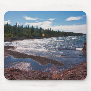 Red Rock Shoreline – Lake Superior, U.P. Mouse Pad