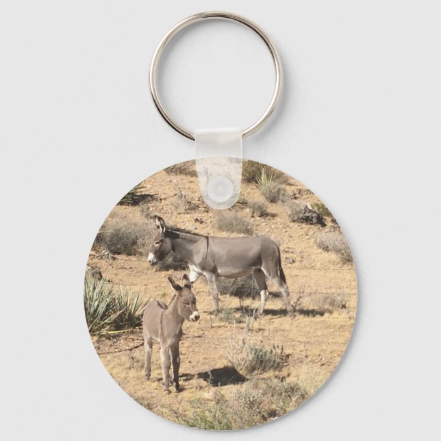 Red rock state park nv donkey key ring (Front)