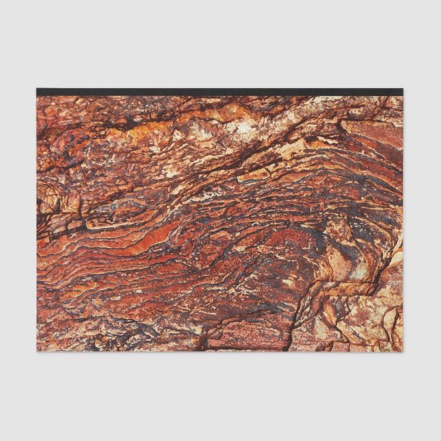 Red Rock Texture Tissue Paper (Front)
