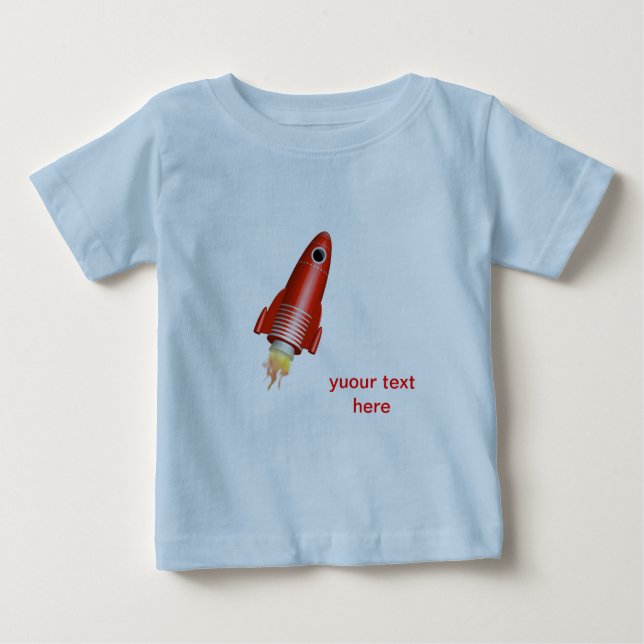 red rocket baby T-Shirt (Front)