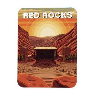 Red Rocks Amphitheater Colorado Magnet