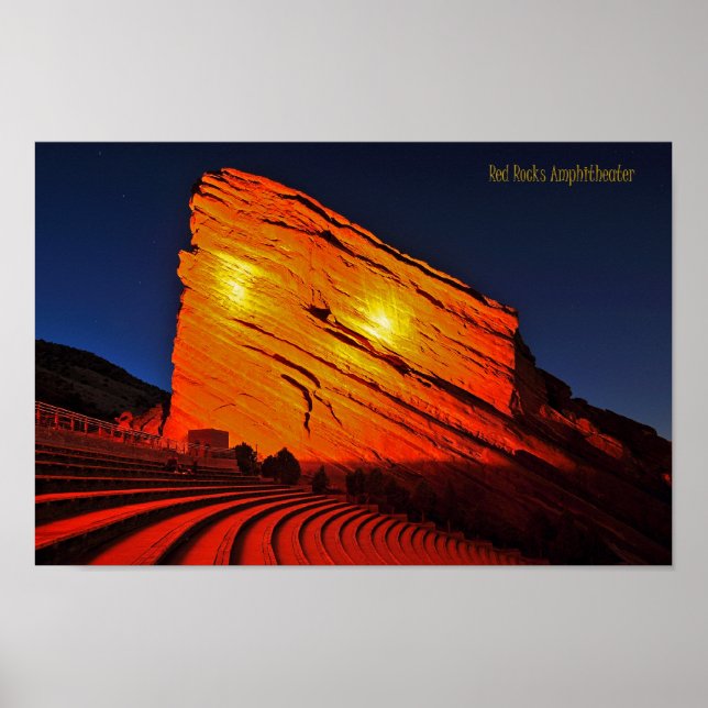 Red Rocks amphitheater Poster (Front)