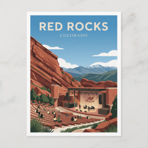 Red Rocks Amphitheatre Denver Colorado Postcard