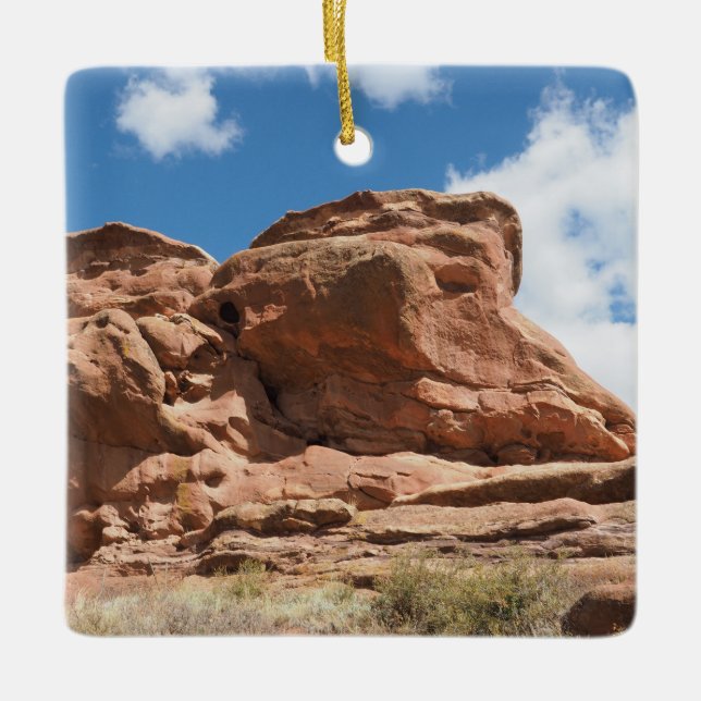 Red Rocks Amphitheatre Morrison, Colorado Ceramic Ornament (Front)