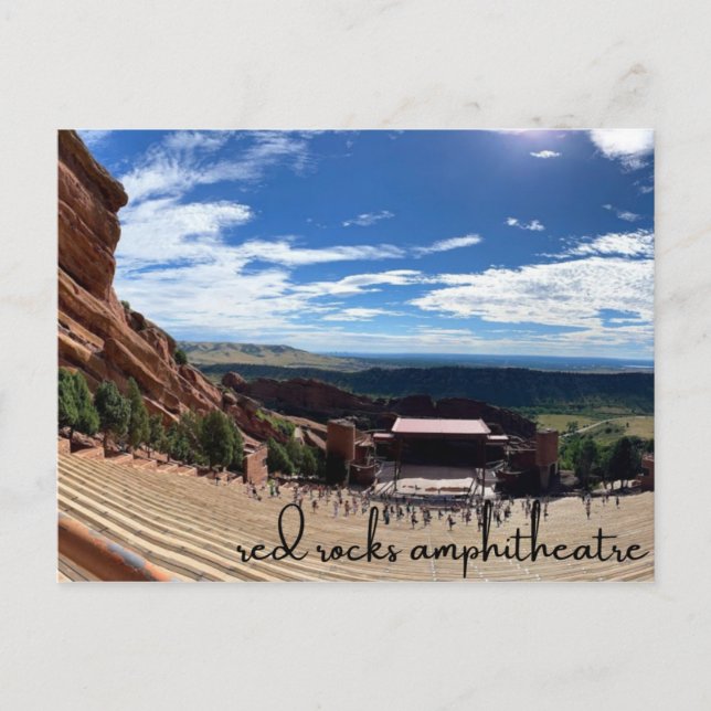 Red Rocks Amphitheatre Postcard (Front)