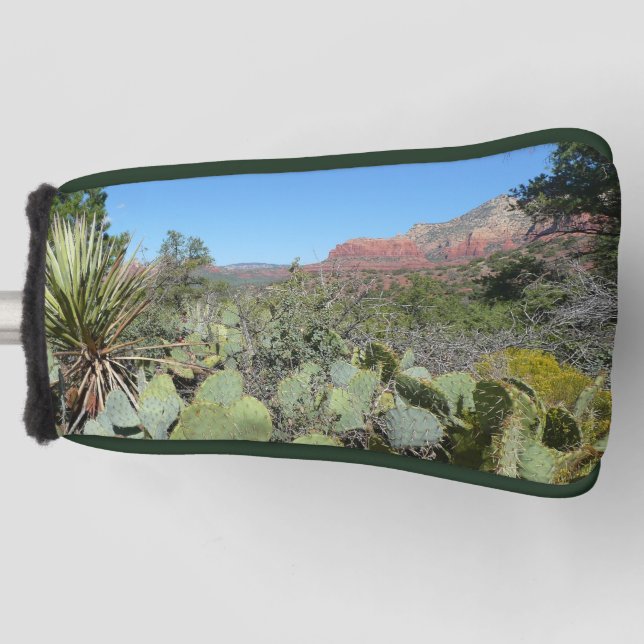 Red Rocks and Cacti I Golf Head Cover (Front)