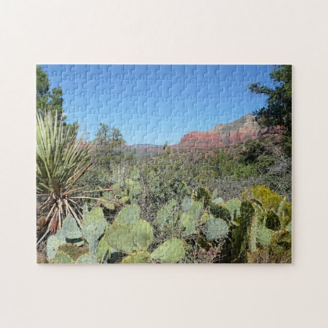 Red Rocks and Cacti I Jigsaw Puzzle (Horizontal)