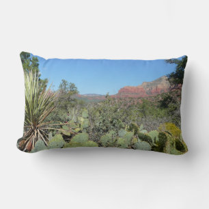 Red Rocks and Cacti I Lumbar Cushion