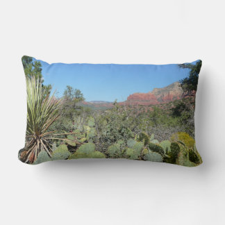 Red Rocks and Cacti I Lumbar Cushion