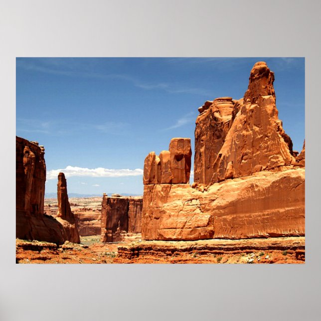 Red Rocks at Arches National Park Poster (Front)