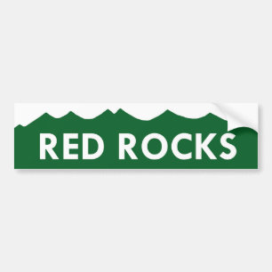 Red Rocks Colorado Bumper Sticker