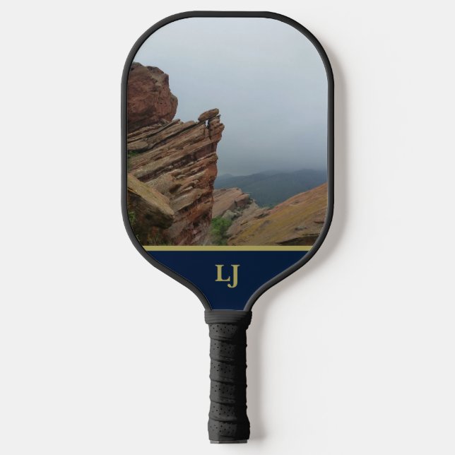 Red Rocks Colorado-Inspired Personalised  Pickleball Paddle (Front)