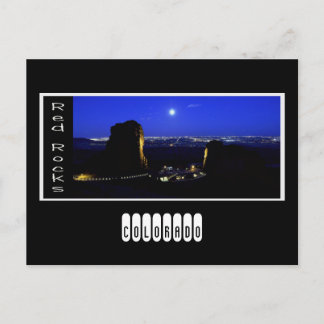 red rocks, COLORADO Postcard