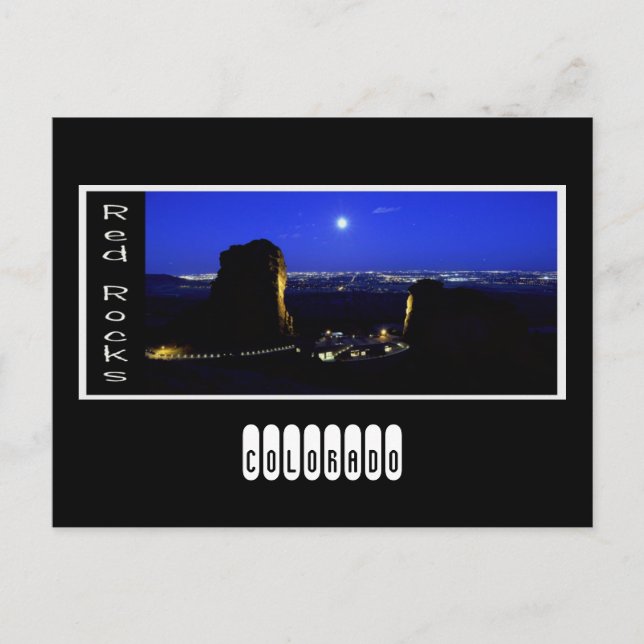 red rocks, COLORADO Postcard (Front)