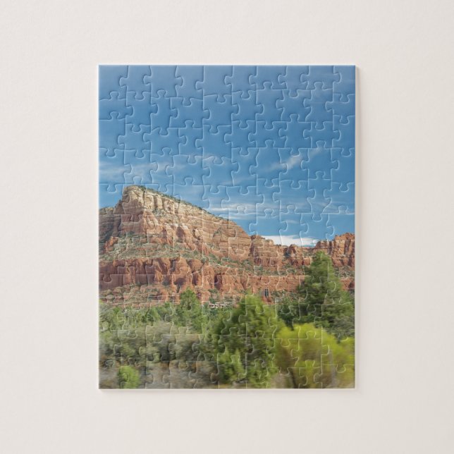 Red rocks in Sedona Jigsaw Puzzle (Vertical)