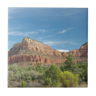 Red rocks in Sedona Tile