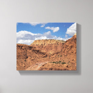 Red Rocks in the Mountains of New Mexico 8x10 Canvas Print