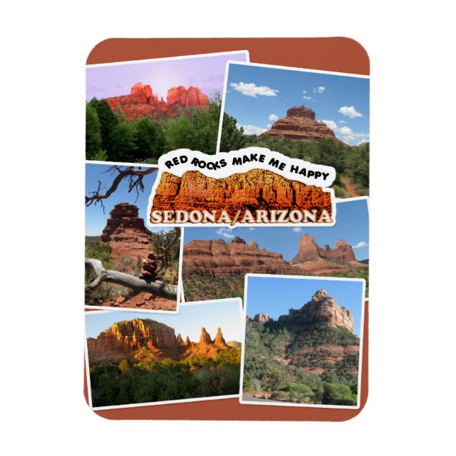 Red Rocks of Sedona Magnet (Vertical)