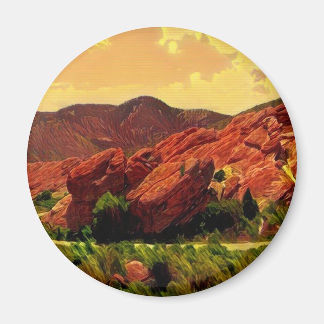 Red Rocks Park Denver Colorado Magnet (Front)
