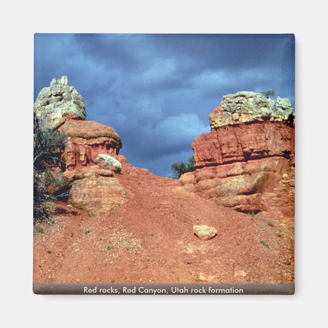 Red rocks, Red Canyon, Utah rock formation Magnet (Front)