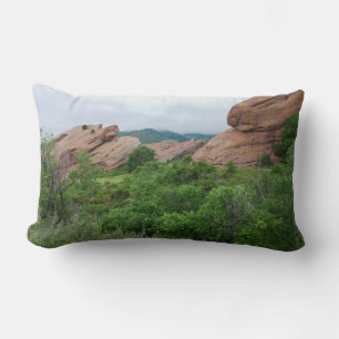 Red Rocks Ridge Mountains and Valley Lumbar Cushion