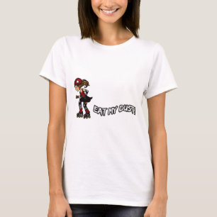 Red Rollerderby jammer T-Shirt