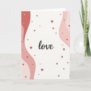 Red Romantic Love Card