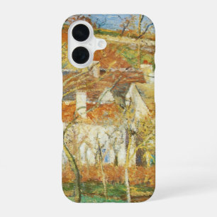 Red Roofs, Corner of a Village, Winter by Pissarro iPhone 16 Case