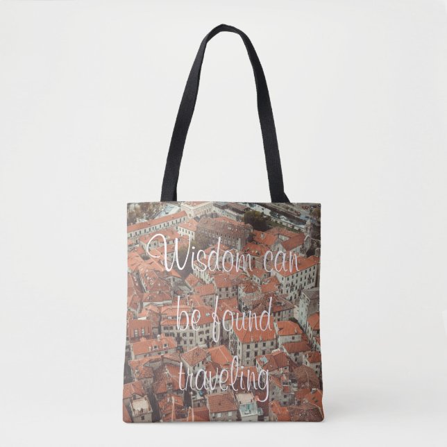 Red Roofs of Kotor (Montenegro) Tote Bag (Front)