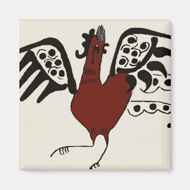 Red Rooster Magnet (Front)