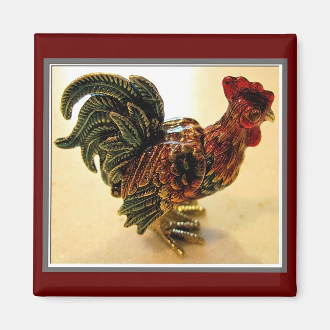 Red Rooster Magnet (Front)