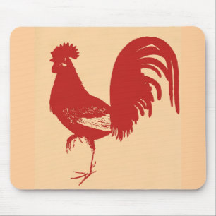Red Rooster Mouse Pad