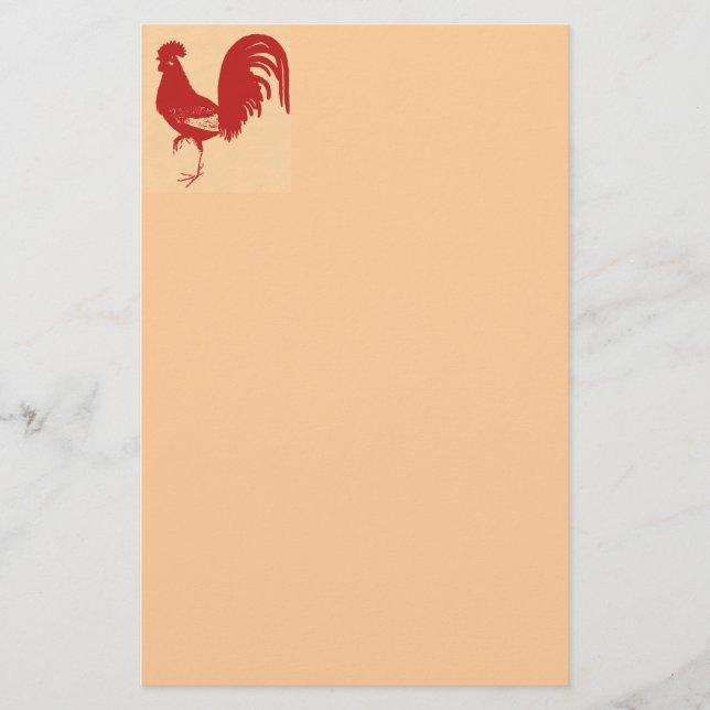 Red Rooster Stationery (Front)