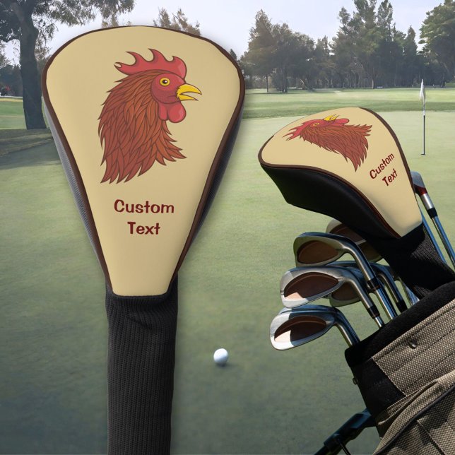 Red Rooster's Head Golf Head Cover (Creator Uploaded)