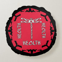 Red Root Chakra "Health" Dragonfly Design