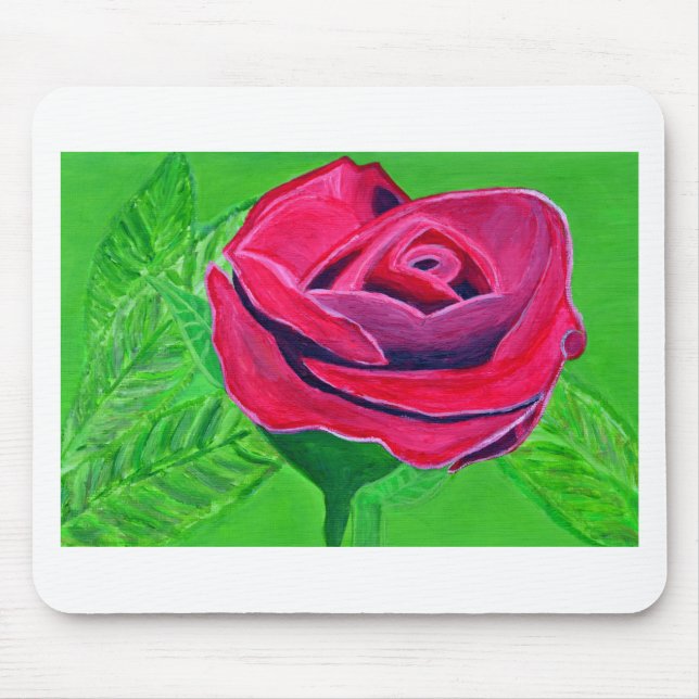 Red Rose2 Mouse Pad (Front)