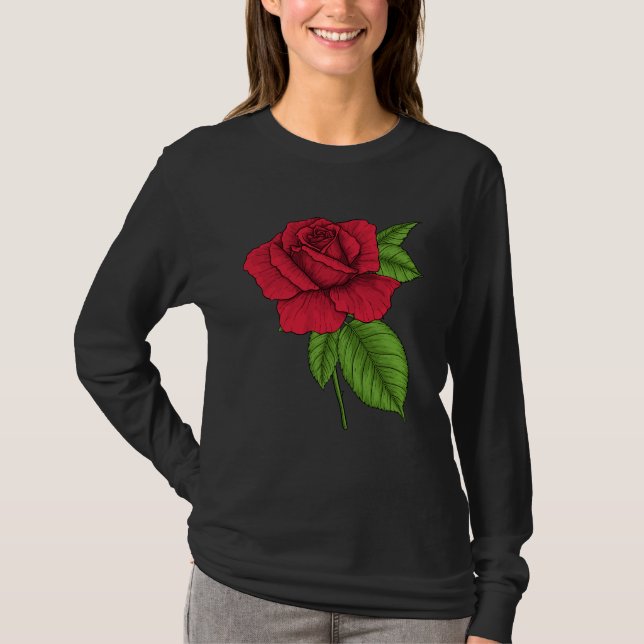 Red rose 2 T-Shirt (Front)