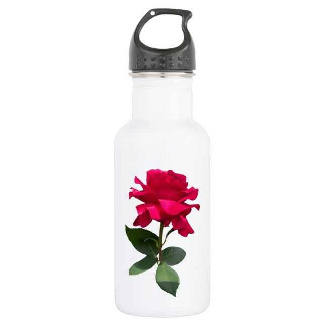 Red rose 532 ml water bottle (Front)