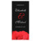 Red Rose and Black Wedding Program