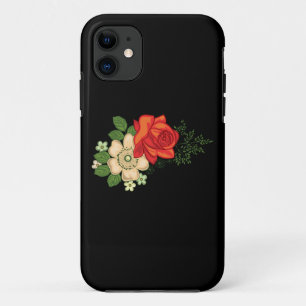 Red Rose and Daisies Case-Mate iPhone Case