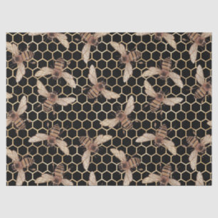 Red Rose Bee Series Design 53 Tissue Paper
