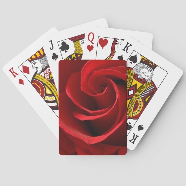 Red Rose Bicycle® Poker Playing Cards. Cards (Back)