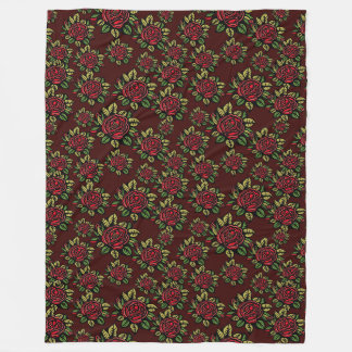 red rose blanket
