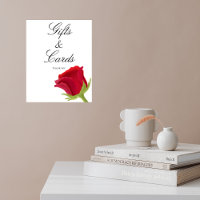 Red Rose Bridal shower Gifts and Cards