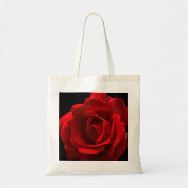 Red Rose bti Tote Bag (Front)
