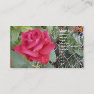 Red Rose Business Card
