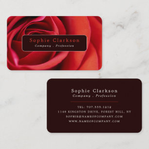 Red Rose Business Card