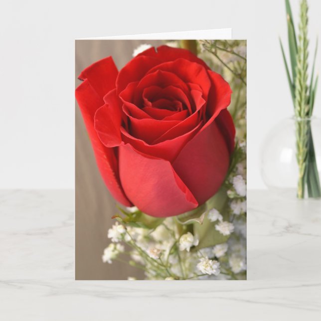 Red Rose Card (Front)