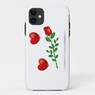 Red rose iPhone 11 case